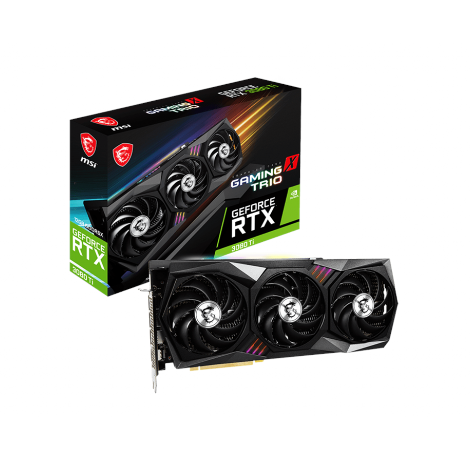 Grafikkort - MSI GeForce RTX 3080 Ti GAMING X TRIO - 12GB GDDR6X RAM - Grafikkort - RTX 3080 Ti GAMING X TRIO 12G