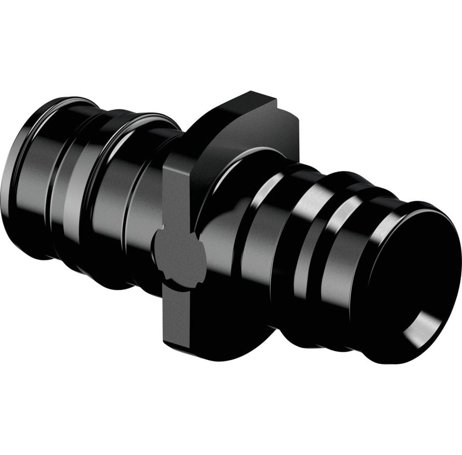 Pex-systemer - Uponor q&e samlenippel ppsu sort 20 mm - 1008932