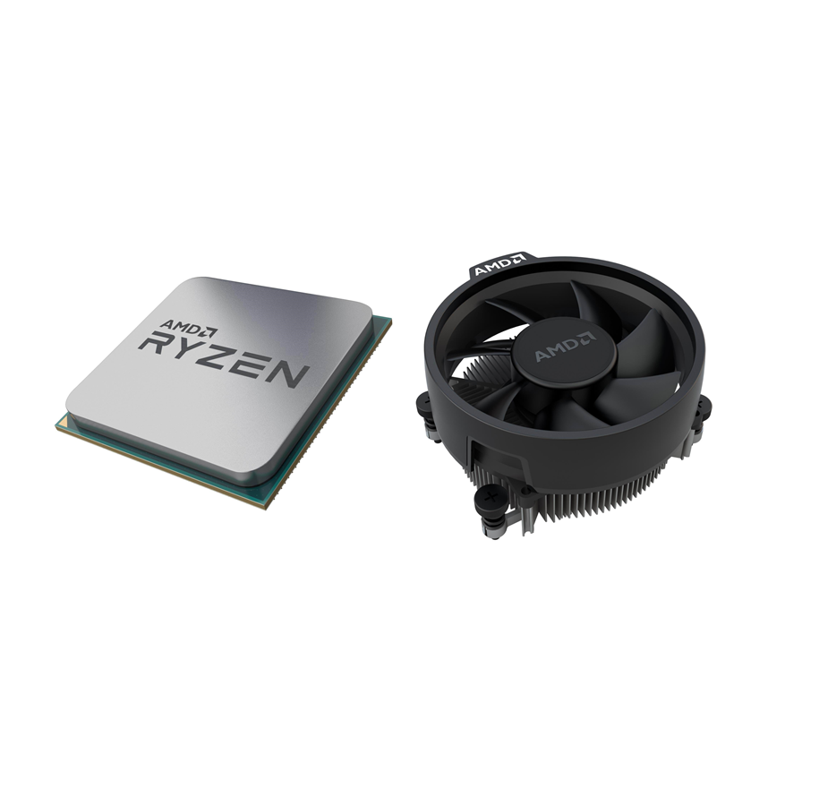 CPU - AMD Ryzen 5 5600X Wraith Stealth CPU - 6 kerner - 3.7 GHz - AMD AM4 - AMD Boxed (med køler) - 100-100000065MPK-BUNDLE