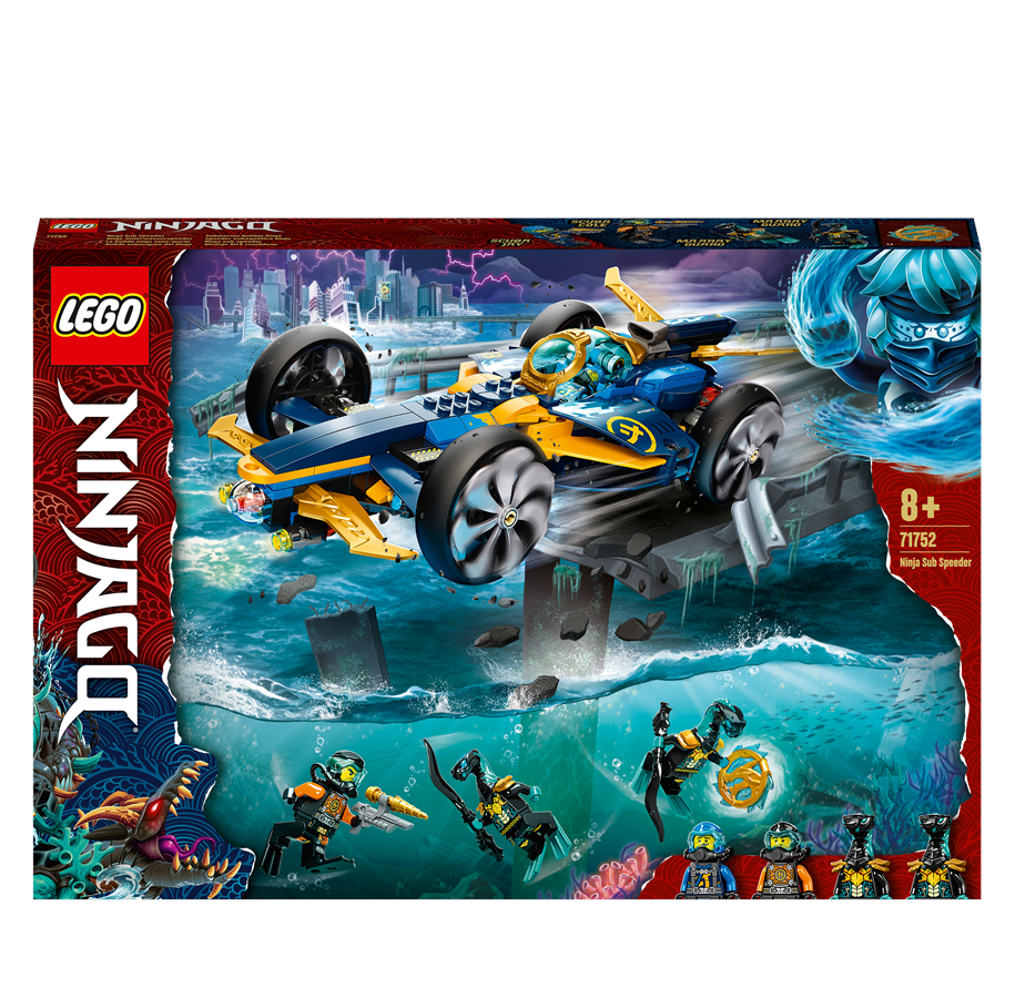 LEGO®  - LEGO Ninjago 71752 Ninja-undervandsspeeder - 71752