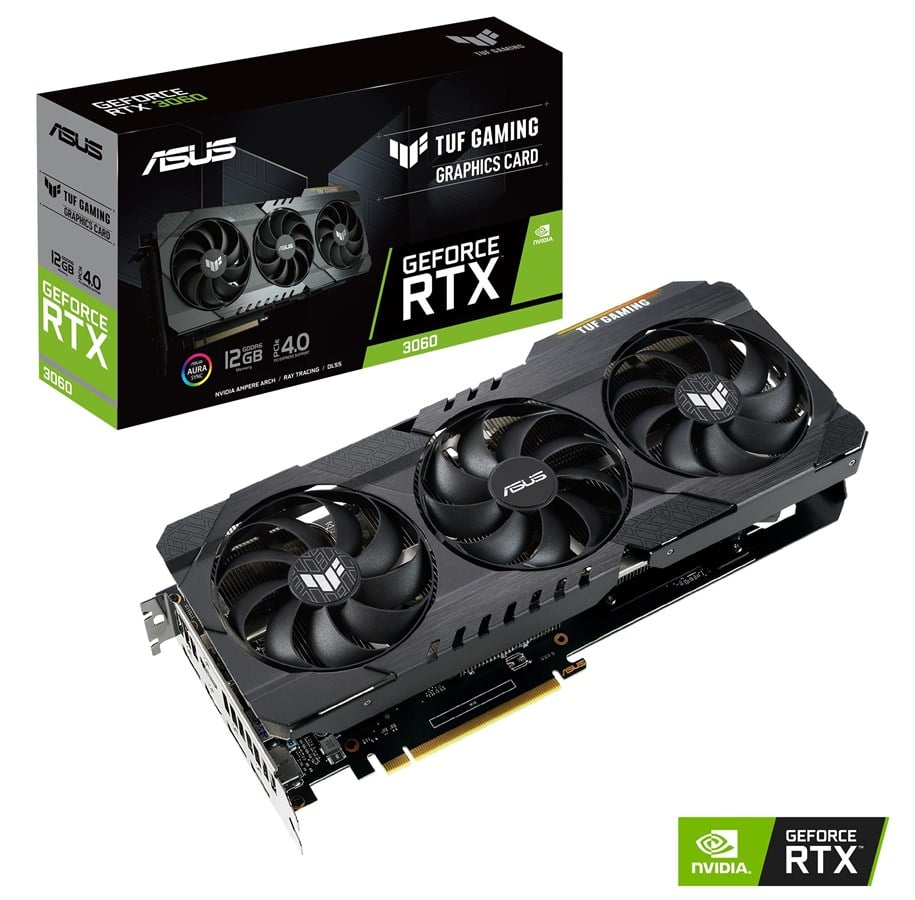 Grafikkort - ASUS GeForce RTX 3060 TUF V2 LHR - 12GB GDDR6 RAM - Grafikkort - 90YV0GC1-M0NA10