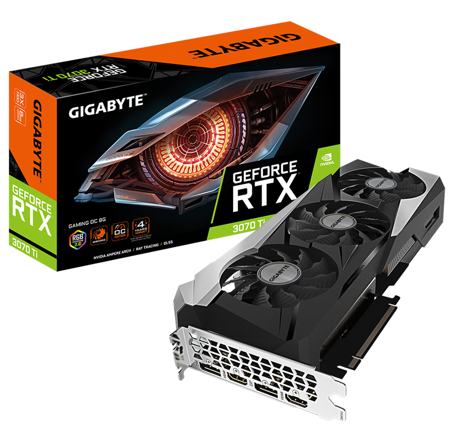 Grafikkort - GIGABYTE GeForce RTX 3070 Ti GAMING OC - 8GB GDDR6X RAM - Grafikkort - GV-N307TGAMING OC-8GD