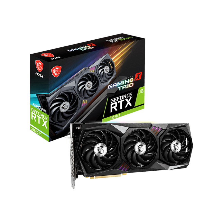 Grafikkort - MSI GeForce RTX 3070 Ti GAMING X TRIO - 8GB GDDR6X RAM - Grafikkort - RTX 3070 Ti GAMING X TRIO 8G