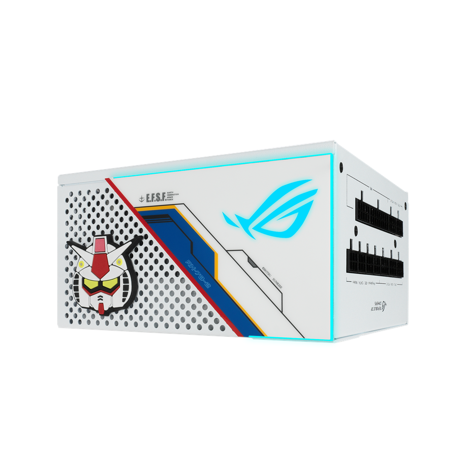 Strømforsyning - ASUS ROG STRIX 850G GUNDAM EDITION Strømforsyning - 850 Watt - 135 mm - ATX - 80 Plus Gold certified - 90YE00A6-B0NA00