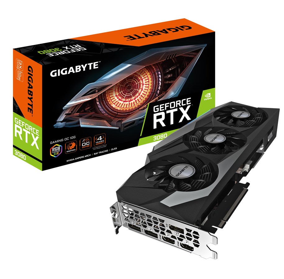 Grafikkort - GIGABYTE GeForce RTX 3080 GAMING OC LHR - 10GB GDDR6X RAM - Grafikkort - GV-N3080GAMING OC-10GD 2.0