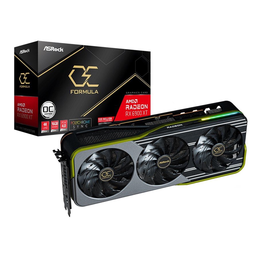 Grafikkort - ASRock Radeon RX 6900 XT Formula OC - 16GB GDDR6 RAM - Grafikkort - 90-GA2JZZ-00UANF