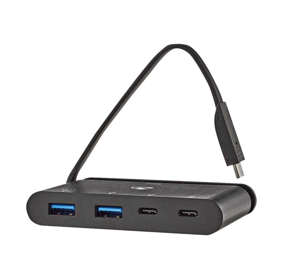 NEDIS USB 3.0 Hub Mit 8 Ports & QC3.0 – 5 Gbit/s, Alugehäuse, Für Festplatten Und Schnelles Laden
