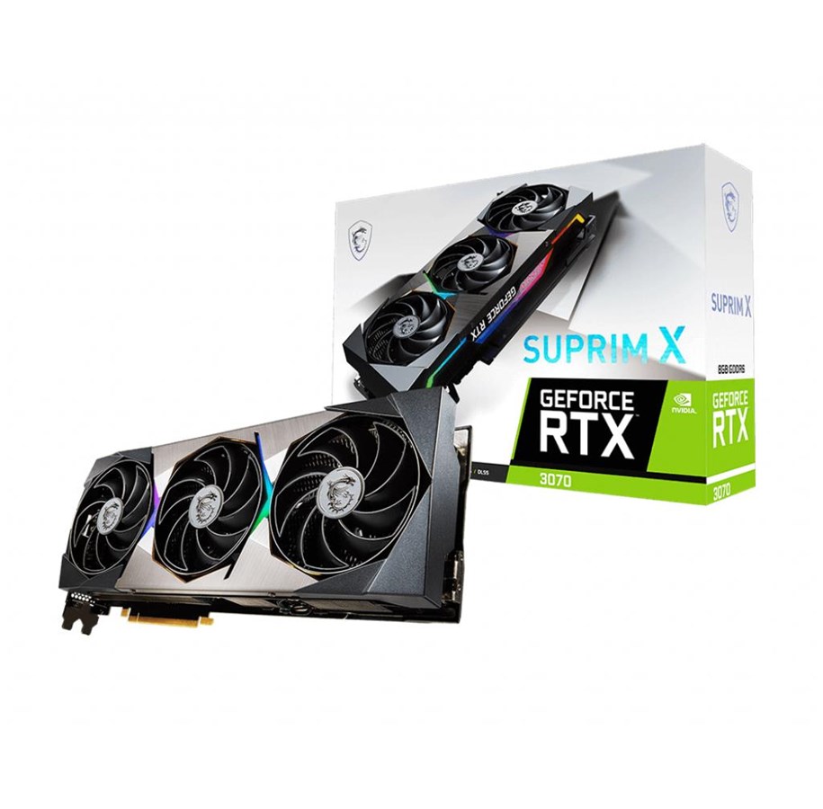 Grafikkort - MSI GeForce RTX 3070 SUPRIM X LHR - 8GB GDDR6 RAM - Grafikkort - RTX 3070 SUPRIM X 8G LHR