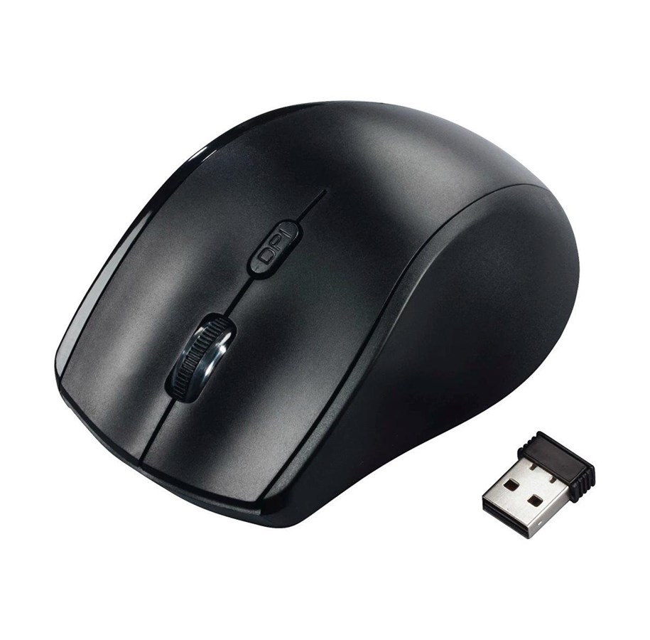 Mus - Hama "Riano" - mouse - black - Mus - Optisk - 3 knapper - Sort - 00182645
