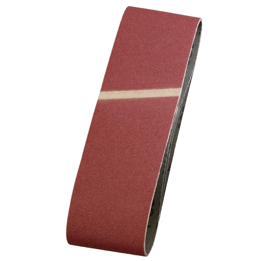 Slibemaskine - Einhell Slibebånd til båndpudser, 75×533 mm, korn 120, 3 stk., på SB-kort - 49912512