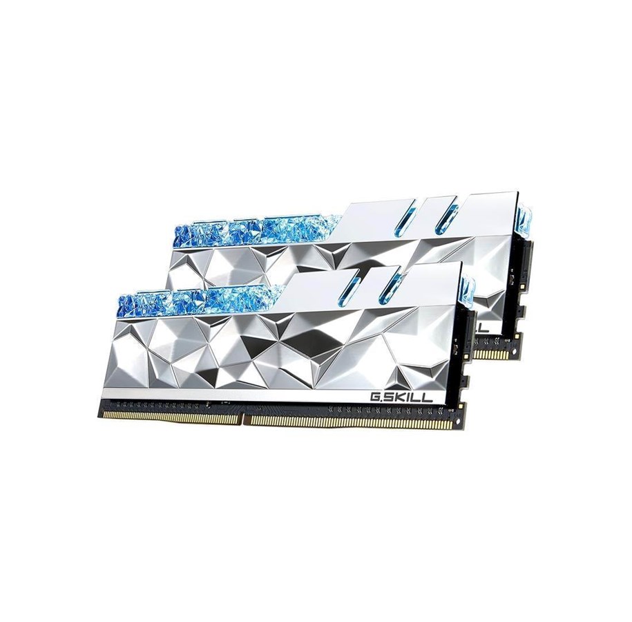 RAM - G.Skill Trident Z Royal Elite DDR4-4000 - 32GB - CL14 - Dual Channel (2 pcs) - Intel XMP - Sølv med RGB - F4-4000C14D-32GTES