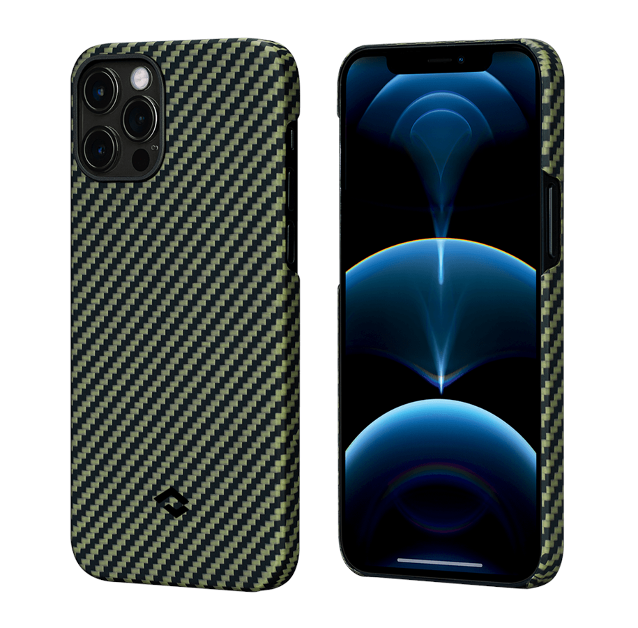 Mobil - Covers & Cases - PITAKA Apple iPhone 12 Pro MagEZ Case - Black/Yellow Twill - KI1205P