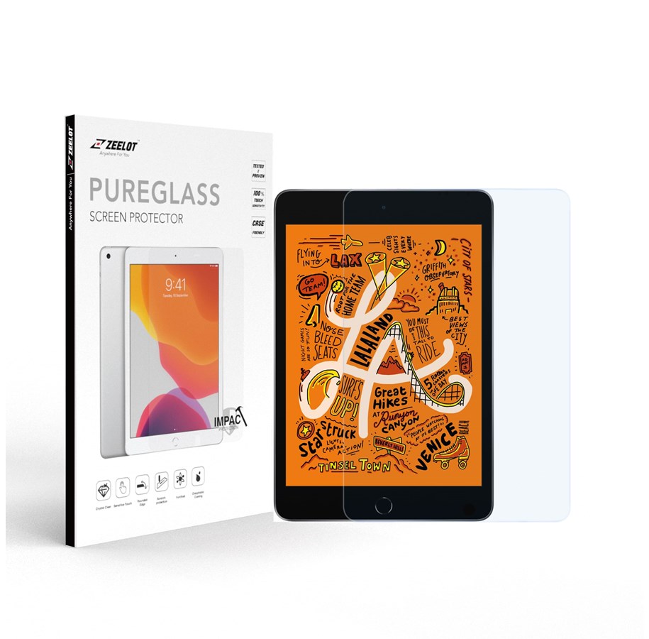 Tablet - Andet Tilbehør - Zeelot Apple iPad Mini 5 7.9" Anti-Blue PureGlass - zabrip79