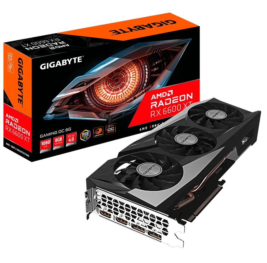 Grafikkort - GIGABYTE Radeon RX 6600 XT GAMING OC - 8GB GDDR6 RAM - Grafikkort - GV-R66XTGAMING OC-8GD