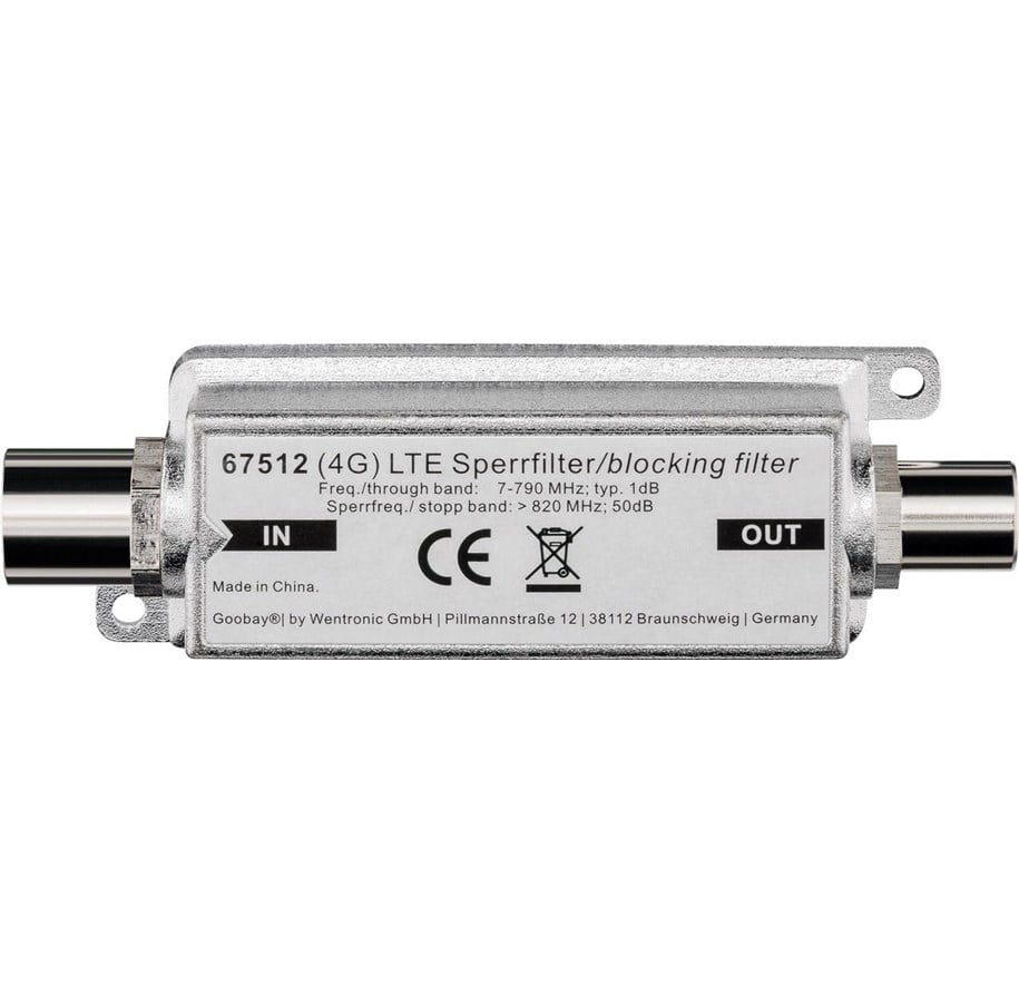 Access Point - Pro LTE/4G Blocking Filter Coaxial male - Coaxial female - 4040849675126