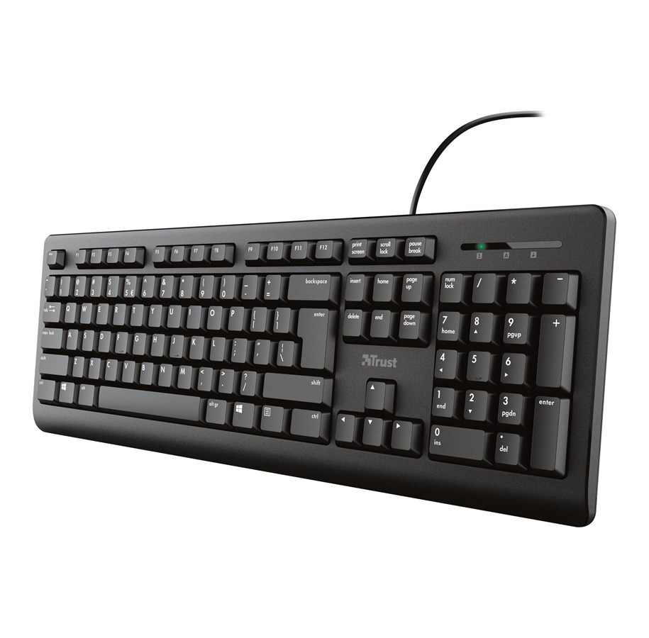 Tastatur - Trust Primo - Tastatur - Sort - 23880
