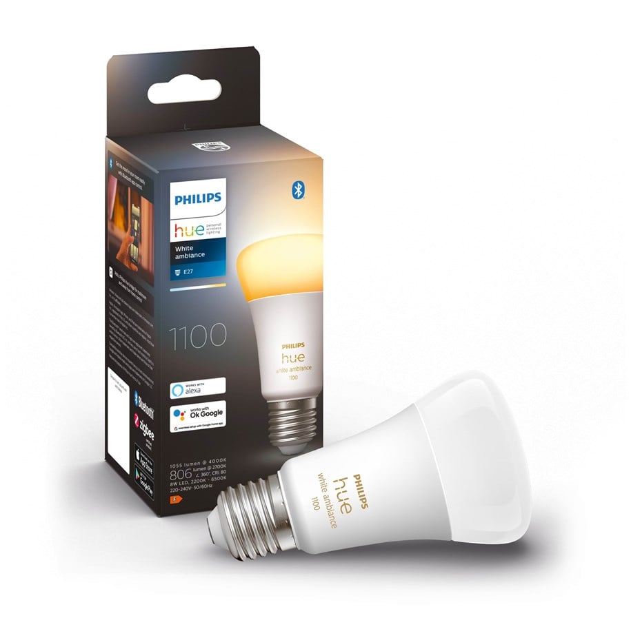 Smart Home - Philips Hue White Ambiance A60 E27 1100 Lumen - 1-Pak - 929002468401