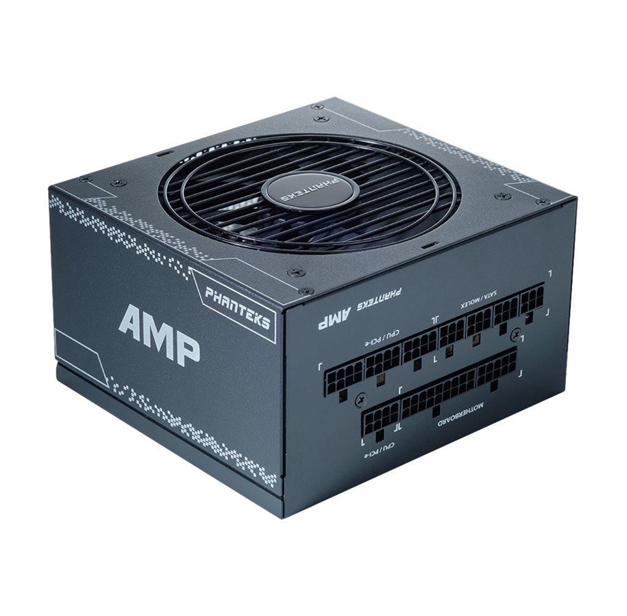 Strømforsyning - Phanteks AMP Strømforsyning - 750 Watt - 120 mm - ATX - 80 Plus Gold certified - PH-P750G