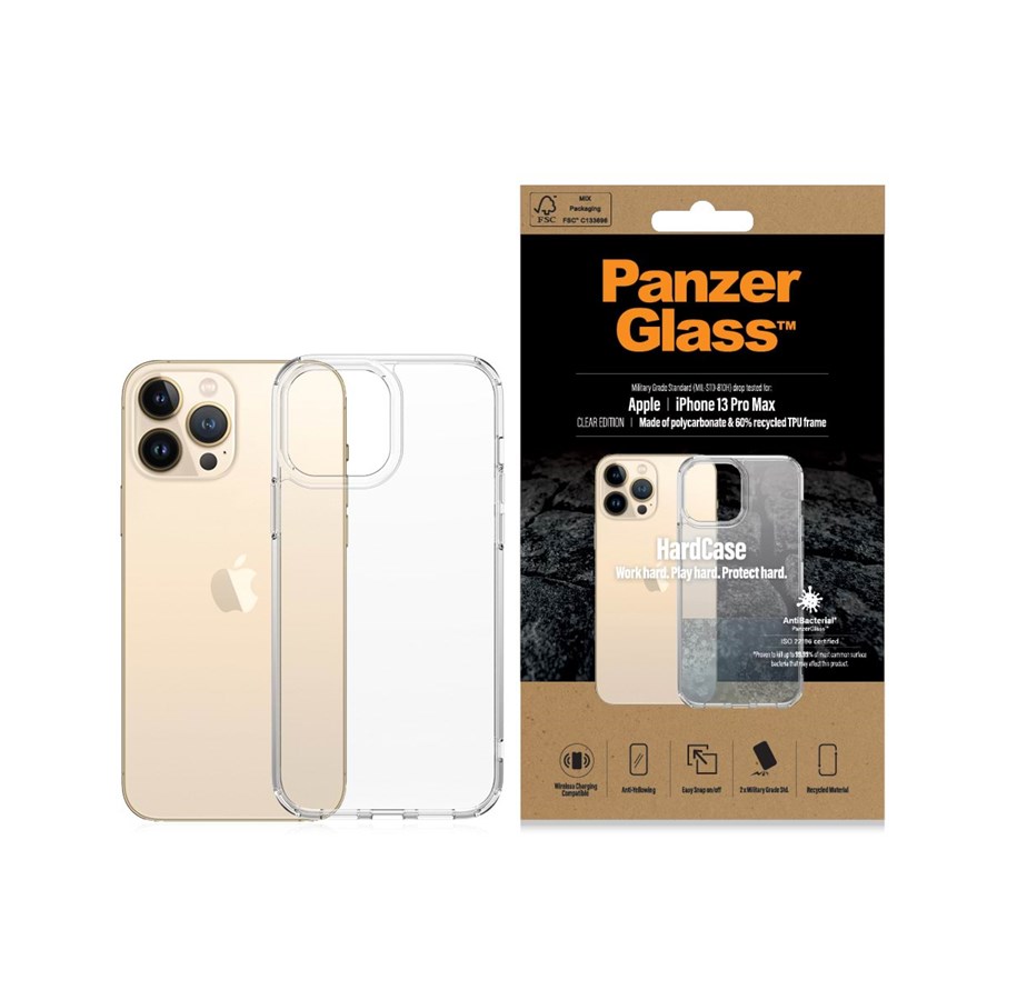 Mobil - Covers & Cases - PanzerGlass HardCase Apple iPhone 13 Pro Max | Clear - PANZER0317