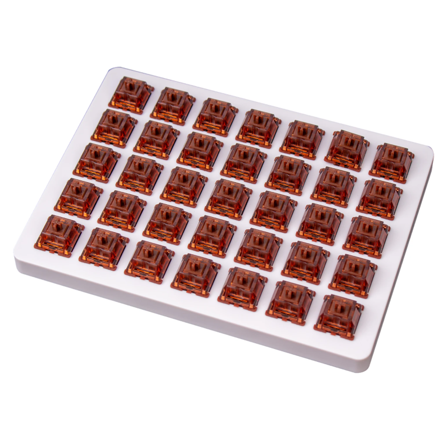 Tastatur - Keychron Switch set - Gateron Phanton Brown - 35 pcs - Key Switches - Z113