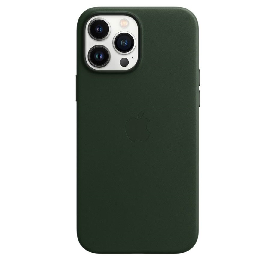 Mobil - Covers & Cases - Apple iPhone 13 Pro Max Leather Case with MagSafe - Sequoia Green - MM1Q3ZM/A