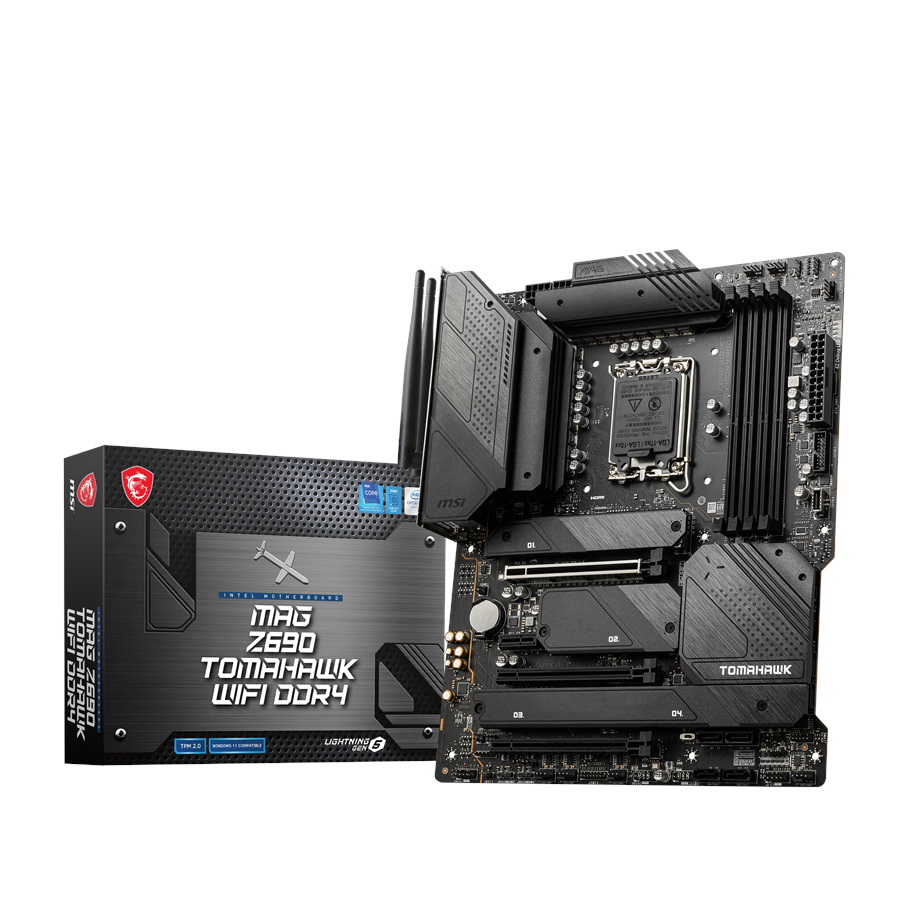 Bundkort - MSI MAG Z690 TOMAHAWK WIFI DDR4 Bundkort - Intel Z690 - Intel LGA1700 - DDR4 RAM - ATX - MAG Z690 TOMAHAWK WIFI DDR4