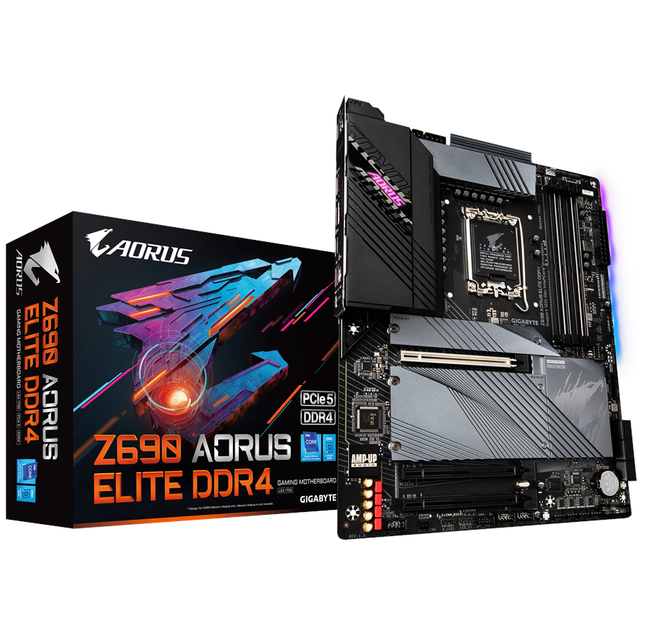 Bundkort - GIGABYTE Z690 AORUS ELITE DDR4 Bundkort - Intel Z690 - Intel LGA1700 socket - DDR4 RAM - ATX - Z690 AORUS ELITE DDR4
