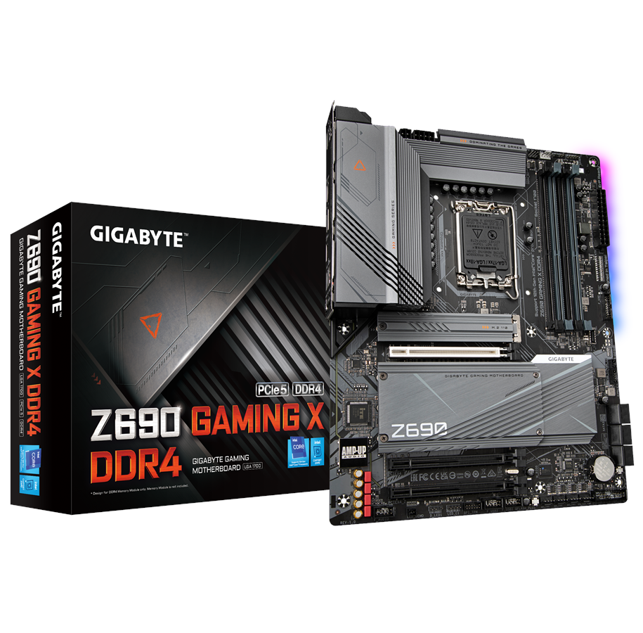 Bundkort - GIGABYTE Z690 GAMING X DDR4 Bundkort - Intel Z690 - Intel LGA1700 - DDR4 RAM - ATX - Z690 GAMING X DDR4