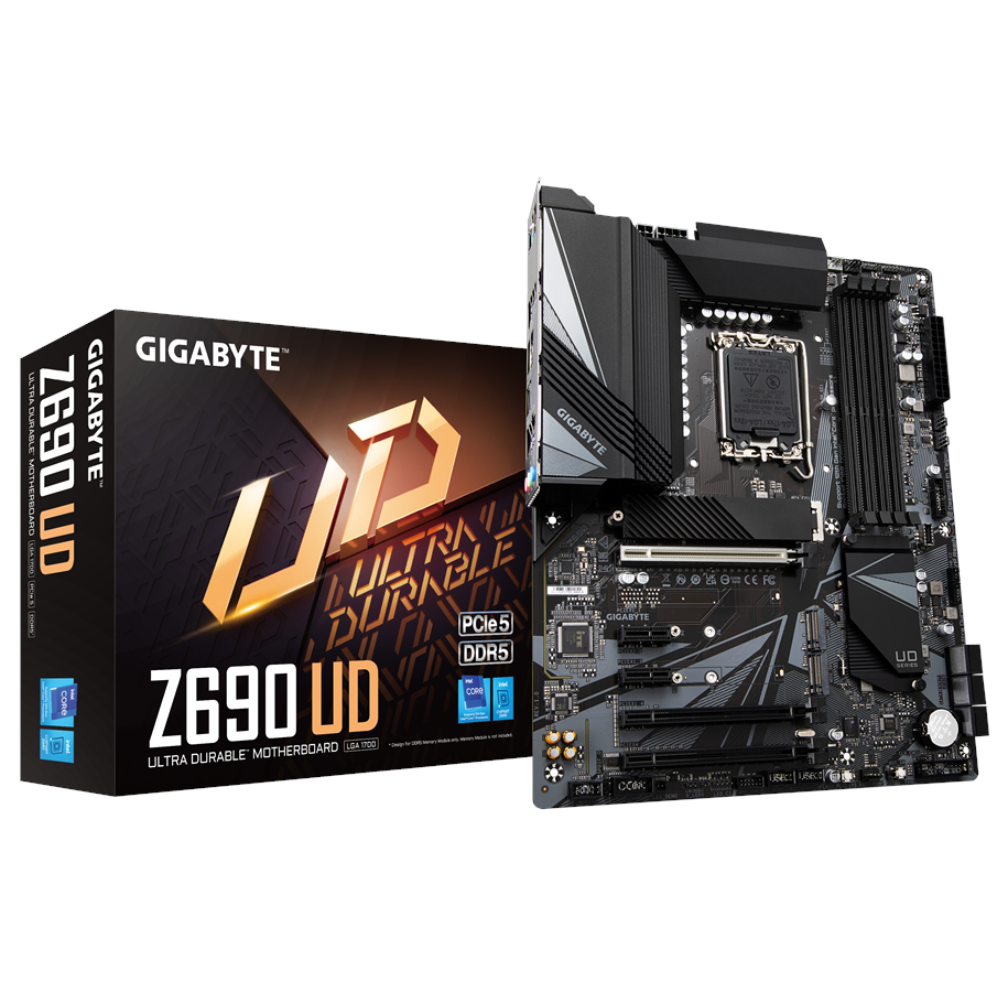 Bundkort - GIGABYTE Z690 UD Bundkort - Intel Z690 - Intel LGA1700 - DDR5 RAM - ATX - Z690 UD
