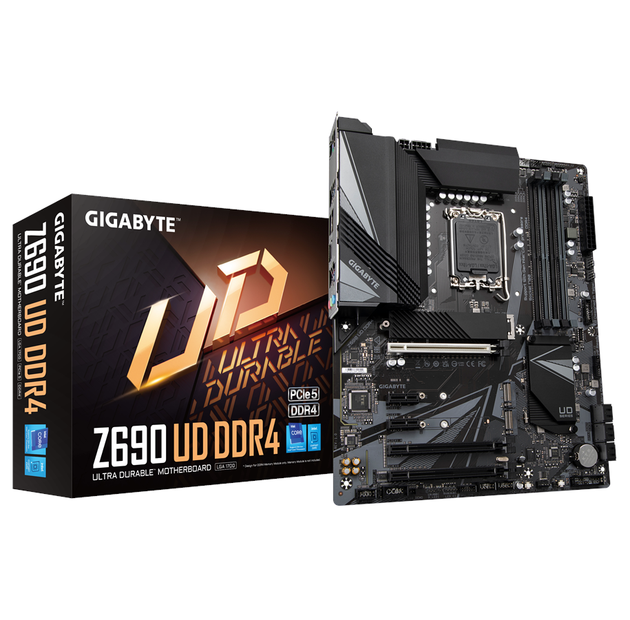 Bundkort - GIGABYTE Z690 UD DDR4 Bundkort - Intel Z690 - Intel LGA1700 - DDR4 RAM - ATX - Z690 UD DDR4