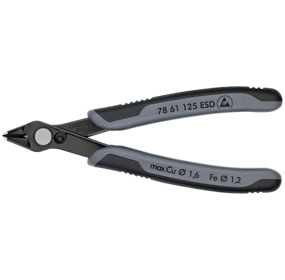 Håndværktøj  - KNIPEX Electronic Super Knips® ESD - 78 61 125 ESDSB
