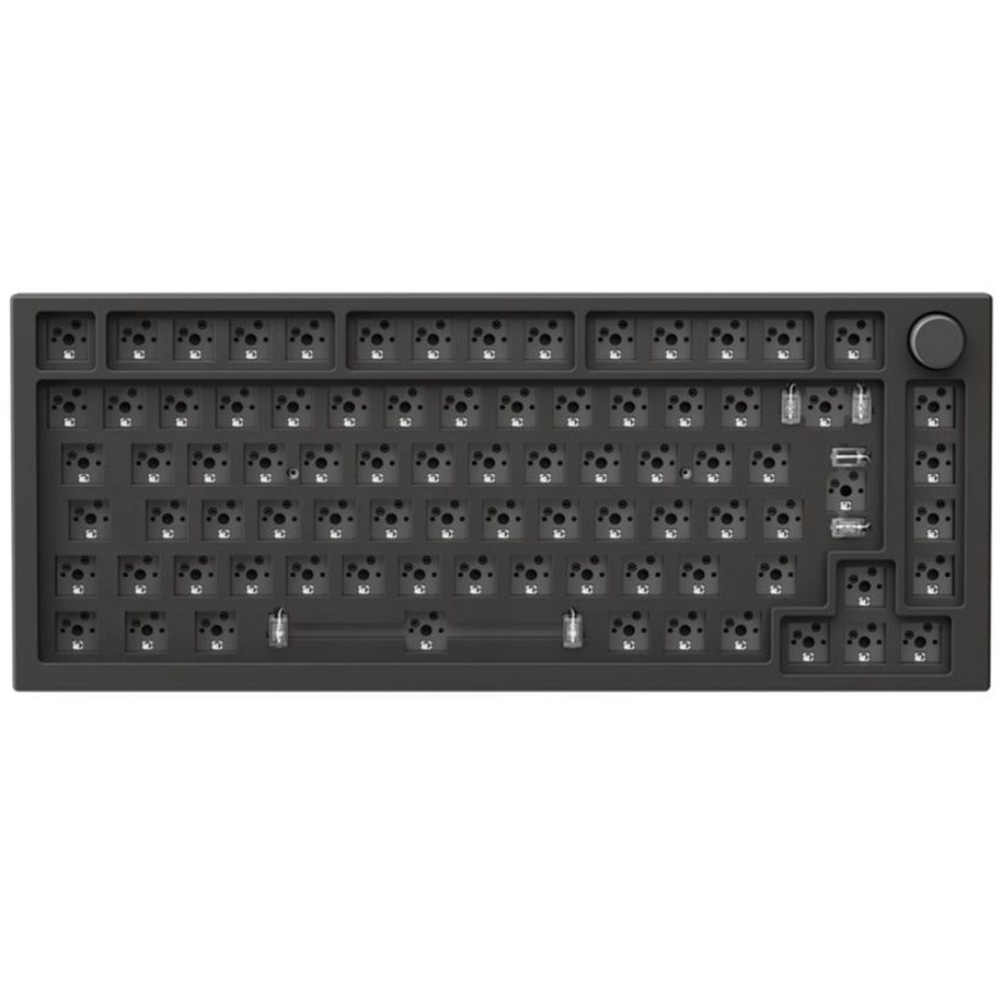 Tastatur - Glorious GMMK PRO 75% Barebone - ISO - Black Slate - Gaming Tastatur - Uden Numpad - Universal - Sort - GLO-GMMK-P75-RGB-ISO-B