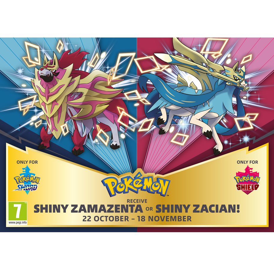 Spil - Pokemon Shiny Zamazenta (ONLY FOR POKEMON SWORD) - Nintendo Switch - PokemoncodeShinyZamazenta