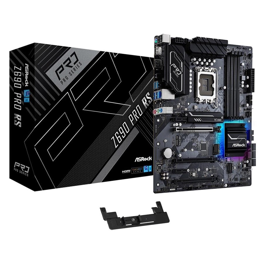Bundkort - ASRock Z690 Pro RS Bundkort - Intel Z690 - Intel LGA1700 socket - DDR4 RAM - ATX - 90-MXBGY0-A0UAYZ