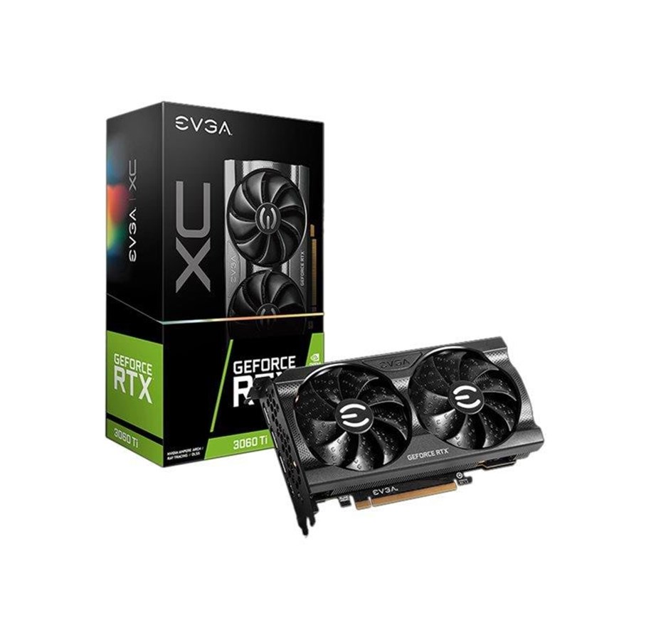 Grafikkort - EVGA GeForce RTX 3060 Ti XC LHR - 8GB GDDR6 RAM - Grafikkort - 08G-P5-3663-KL