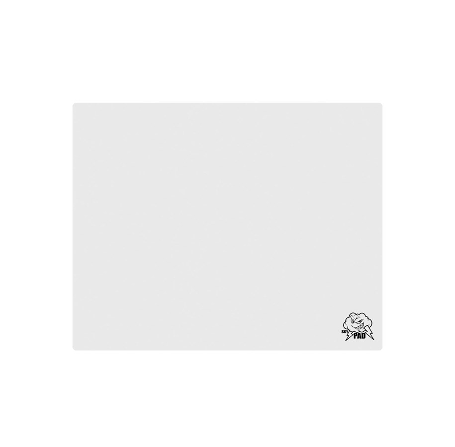 Musemåtte & tilbehør - SkyPAD Glass 3.0 - White /w Logo (XL) - 783325824956