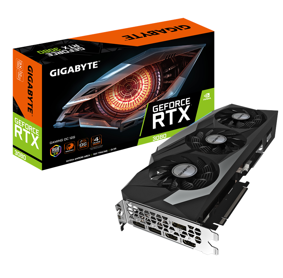 Grafikkort - GIGABYTE GeForce RTX 3080 GAMING OC LHR - 12GB GDDR6X RAM - Grafikkort - GV-N3080GAMING OC-12GD