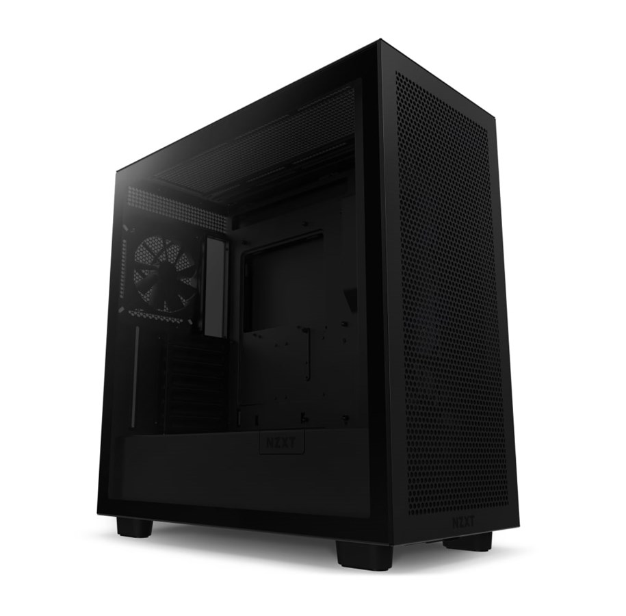 Kabinet - NZXT H7 Flow Matte Black - Kabinet - Miditower - Sort - CM-H71FB-01