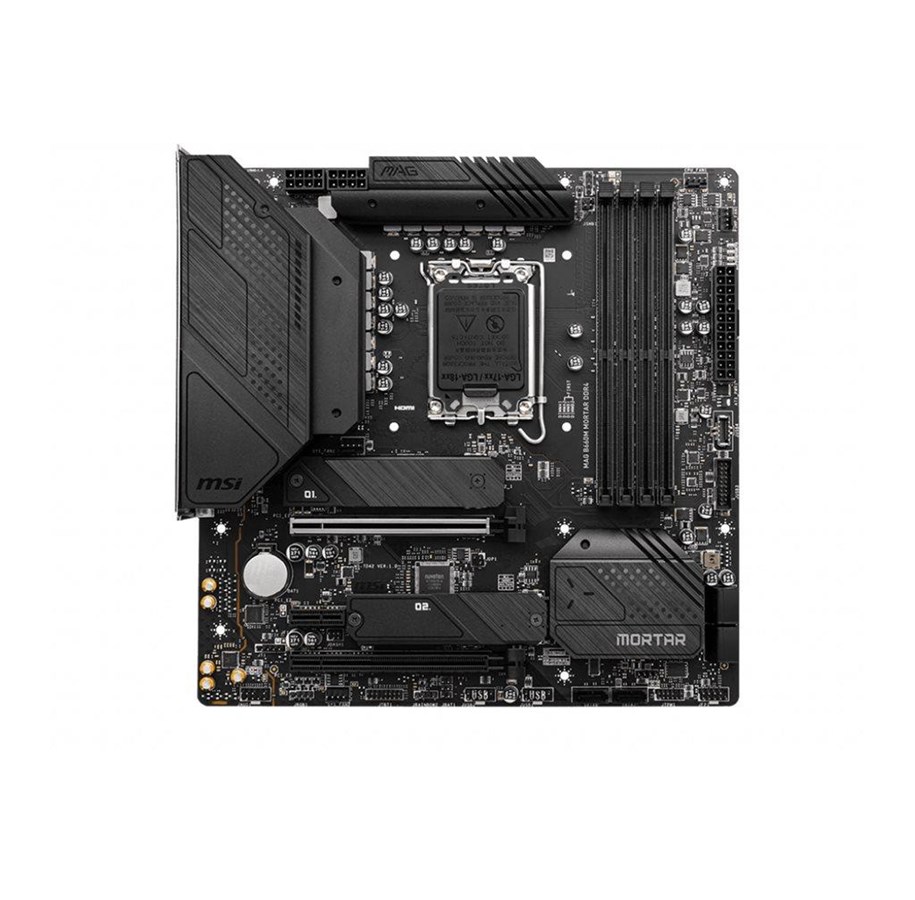 Bundkort - MSI MAG B660M MORTAR DDR4 Bundkort - Intel B660 - Intel LGA1700 - DDR4 RAM - Micro-ATX - MAG B660M MORTAR DDR4