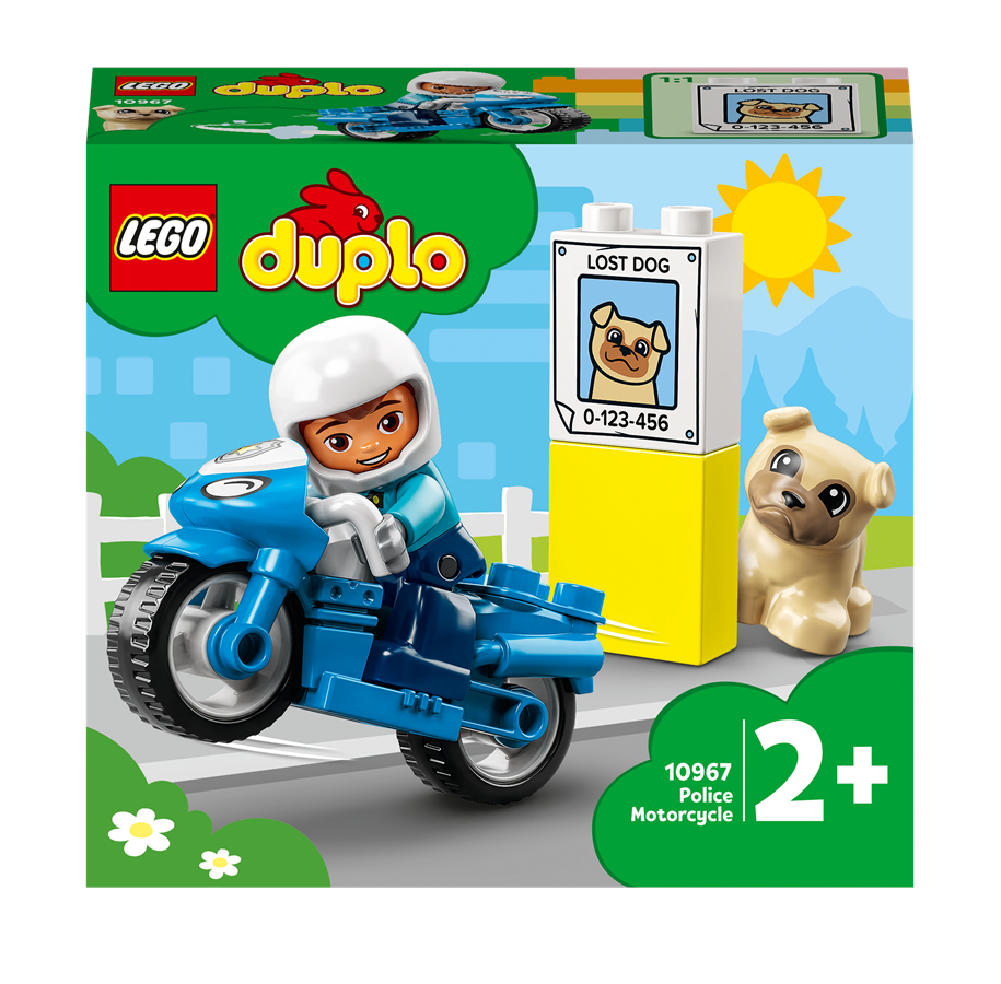 LEGO®  - LEGO DUPLO 10967 Politimotorcykel - 10967