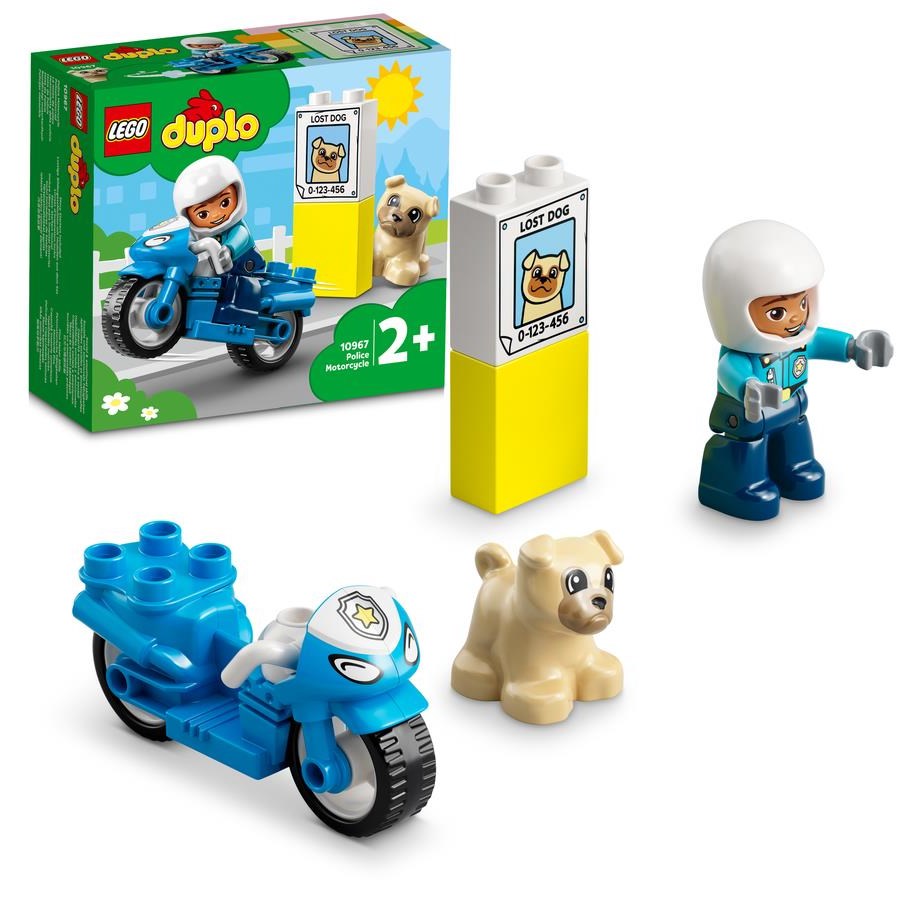 LEGO®  - LEGO DUPLO 10967 Politimotorcykel - 10967