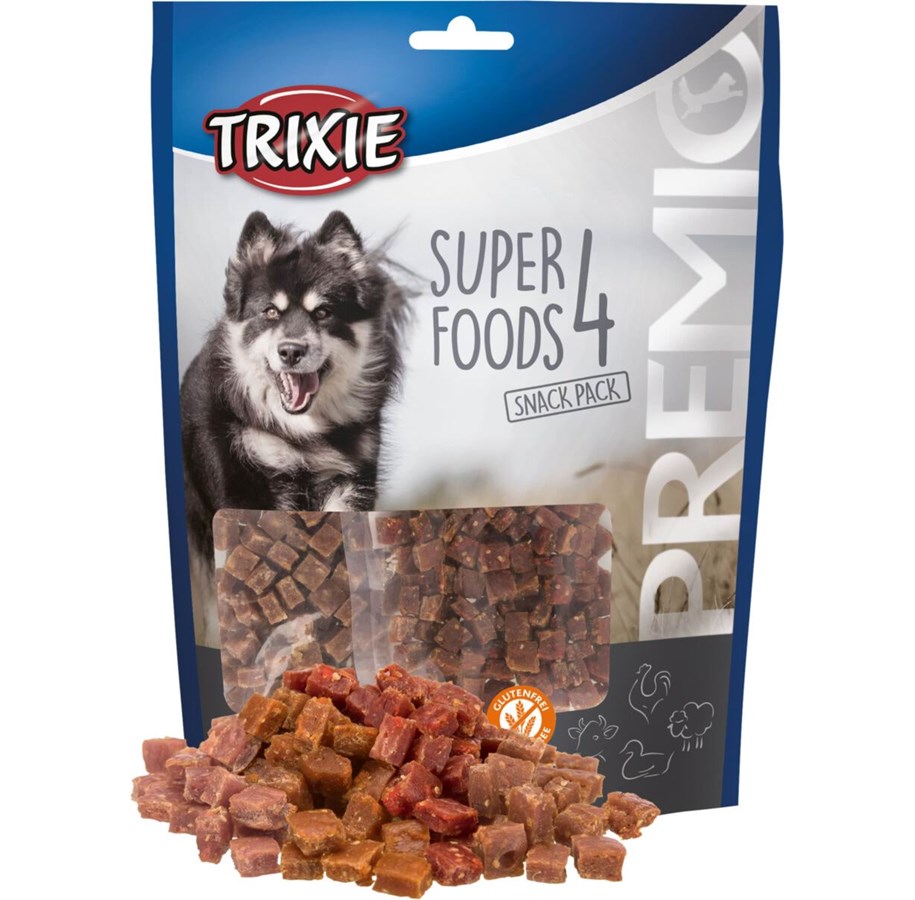 Hunde - Trixie PREMIO 4 Superfoods Chicken Duck Beef Lamb 400g (4x100g) - TX31854