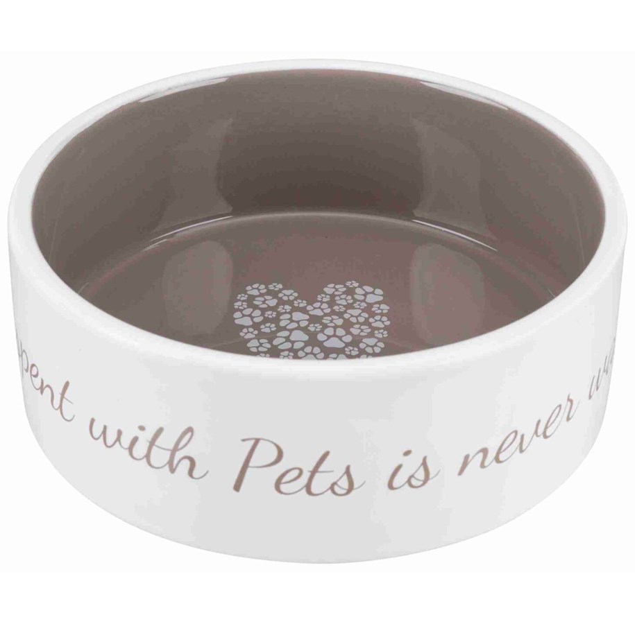 Hunde - Trixie Pet's Home Ceramic Bowl Cream 0.8L 16cm - TX25054