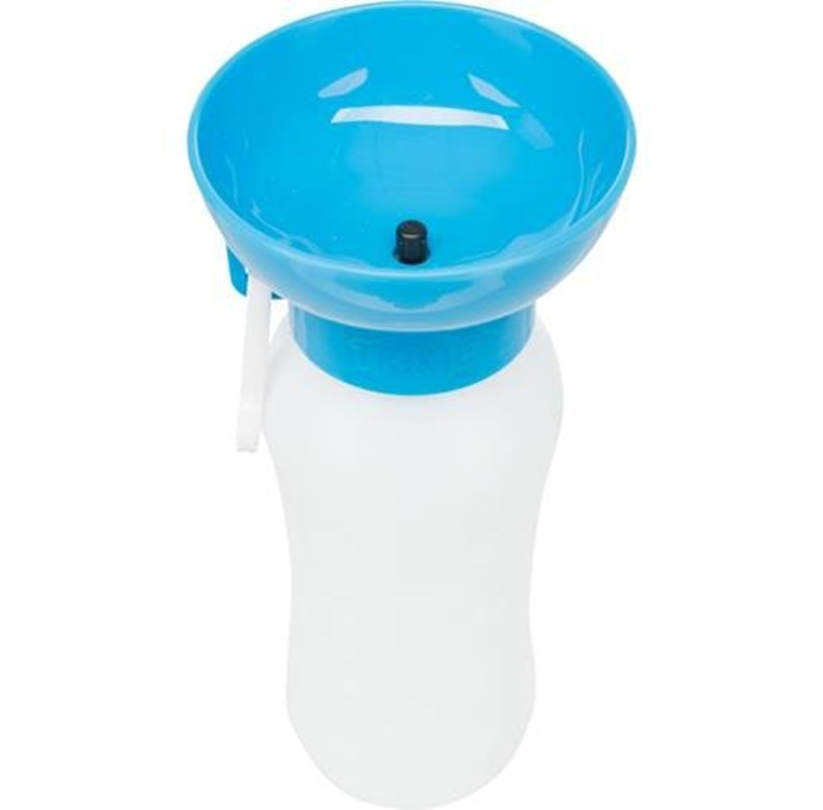 Hunde - Trixie Bottle with bowl plastic 0.55 l - Assorted - TX24609