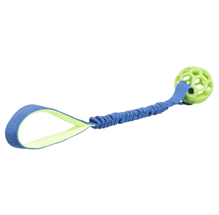 Hunde - Trixie Hundelegetøj Bungee-reb med TPR-bold til trækkeleg - TX32869