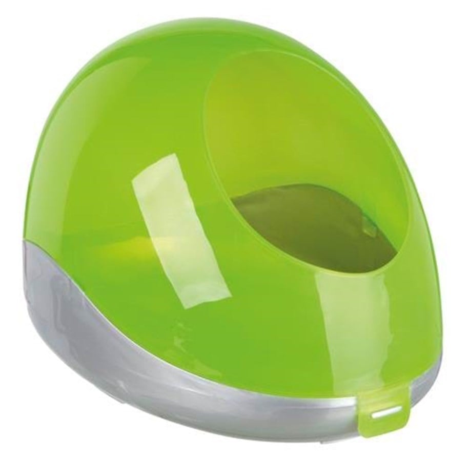 Kanin & gnaver - Trixie Sand bath degus/chinchillas plastic 27 × 18 × 16 cm turquoise/light grey - TX63002
