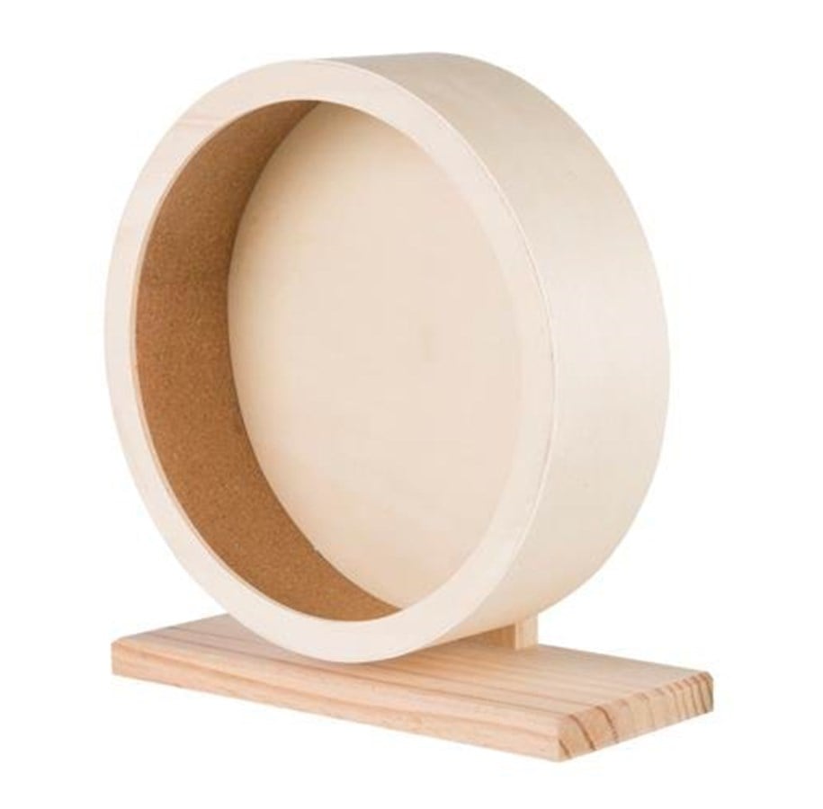 Gnavere - Trixie Wooden Exercise Wheel Small Animals 28cm - TX60923