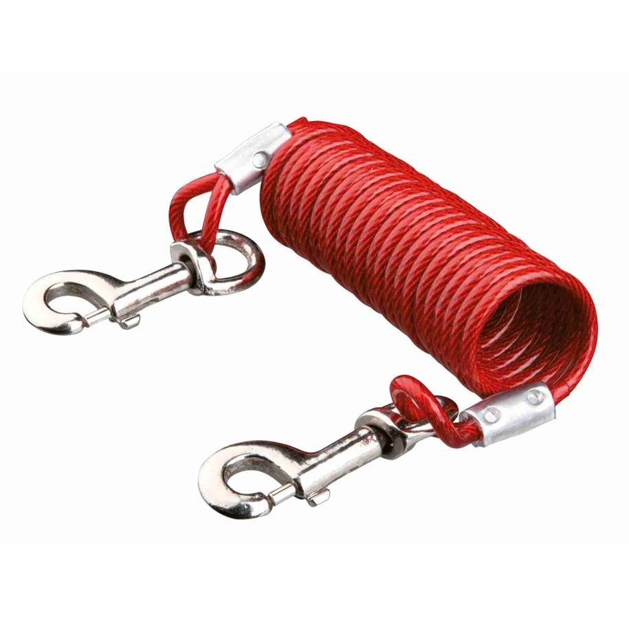 Hunde - Trixie Pæleline med spiraldesign op til 50kg 5m - TX22945