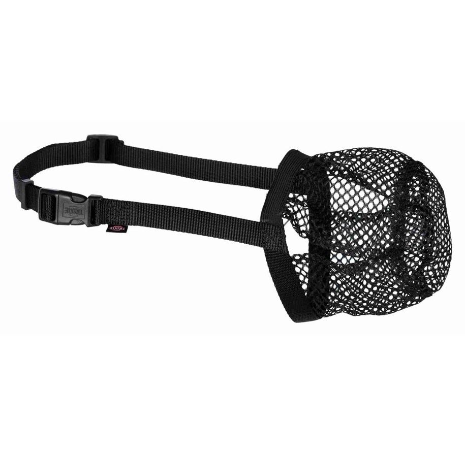 Hunde - Trixie Poisoned Bait Protection Sort XL 37cm Næseomkreds - TX17596