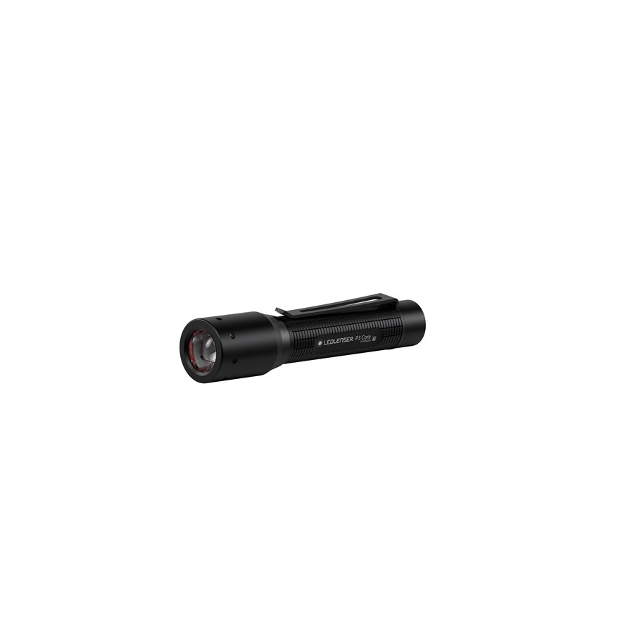 Lommelygter og pandelamper - Ledlenser P3 Core lommelygte, 90 lumen, sort - 502597